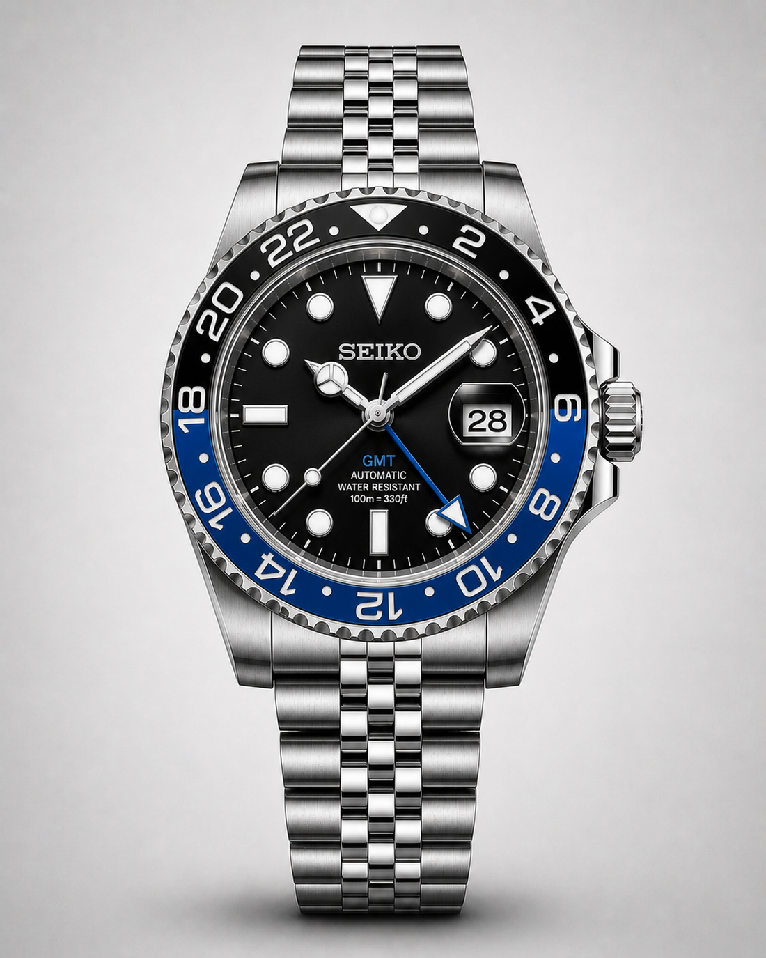 Seiko Mod GMT Batman