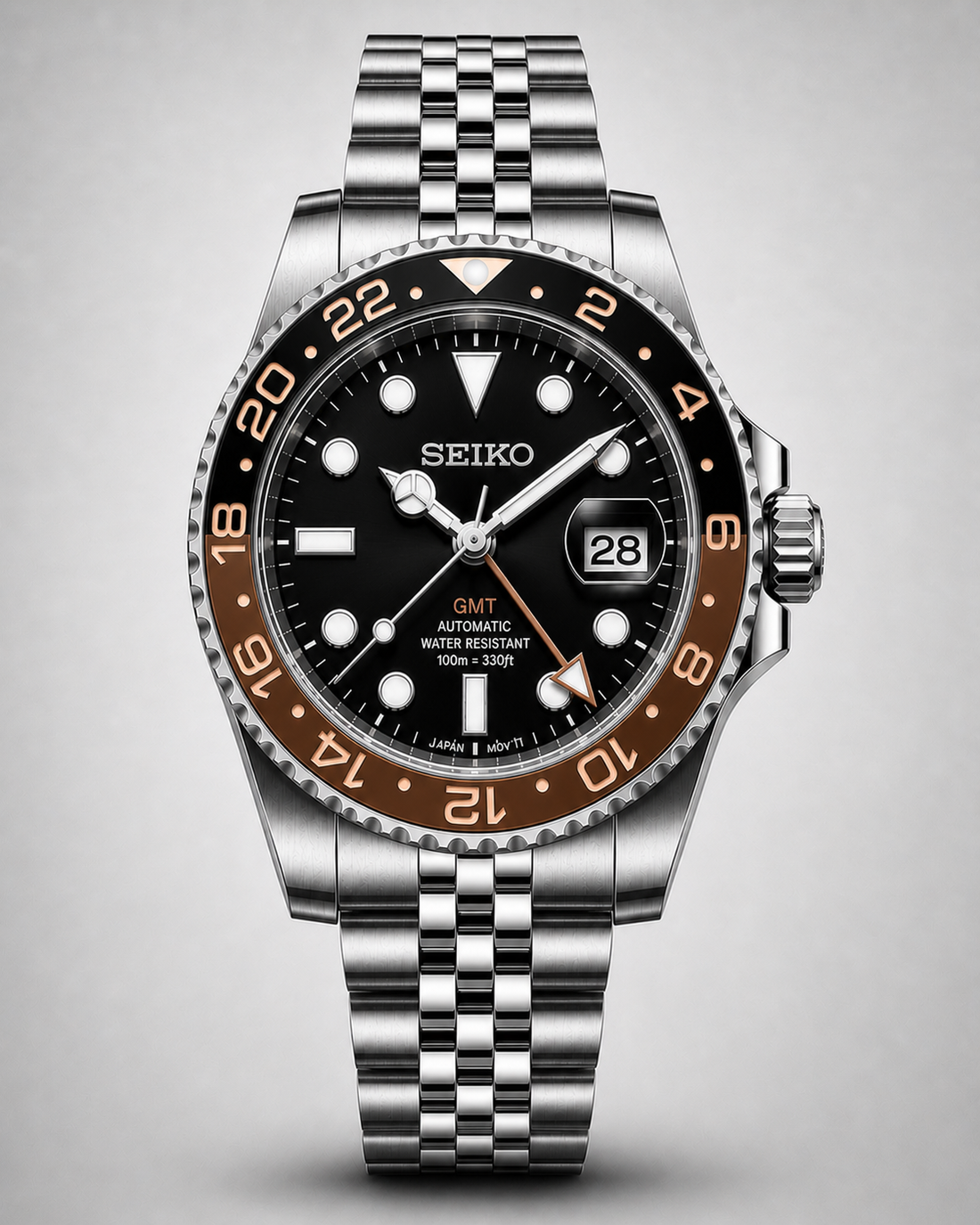 Seiko Mod GMT Root Beer