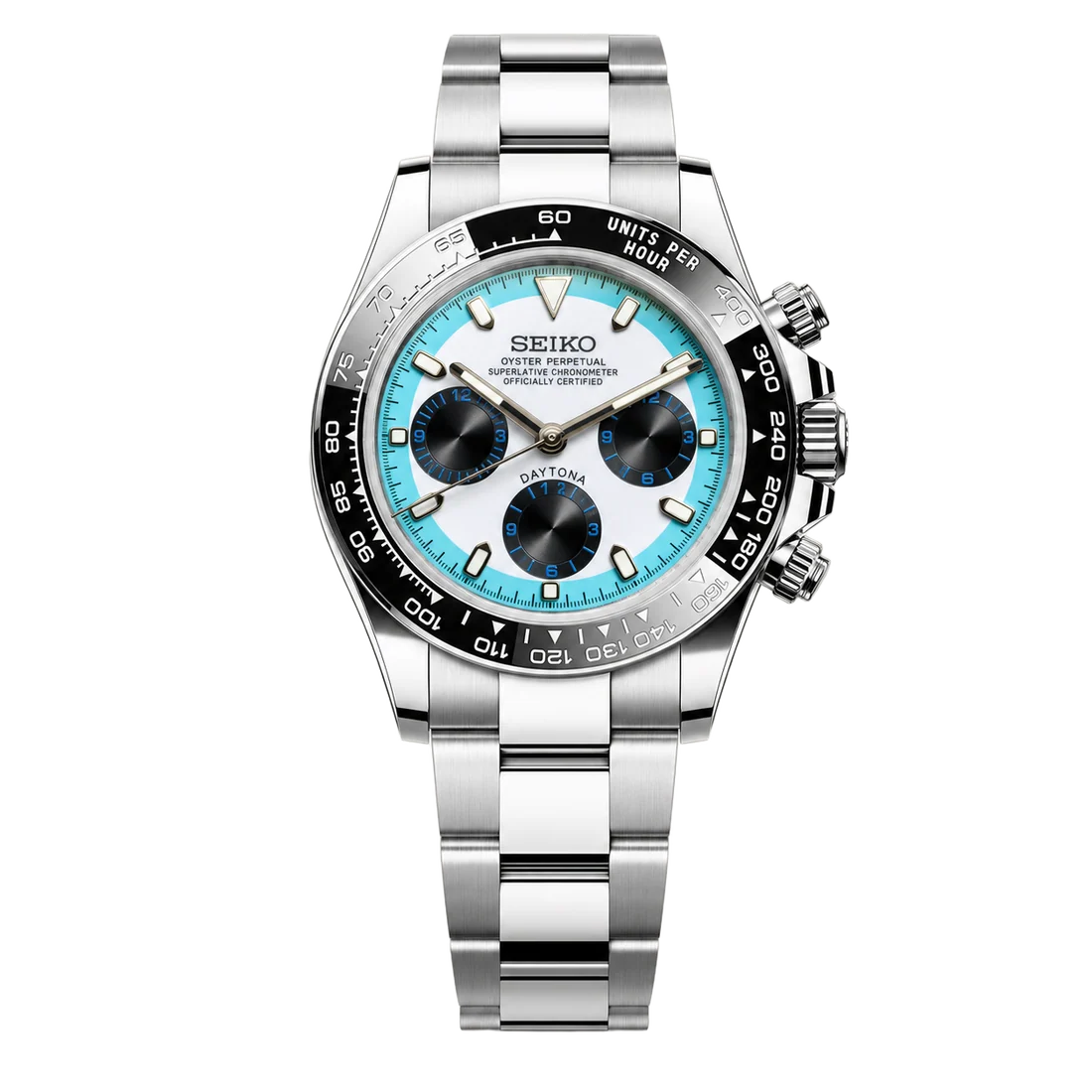 Seiko Mod Daytona - Arctic Racer