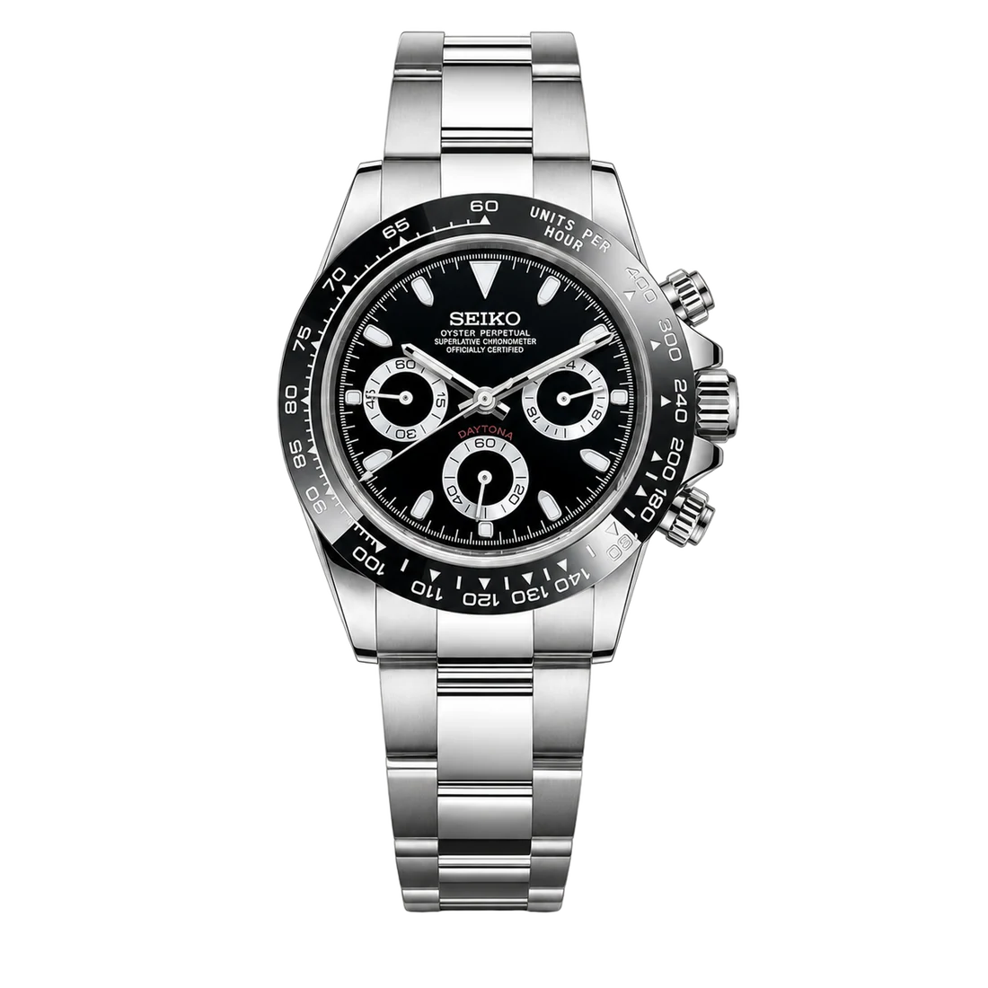Seiko Mod Daytona – Black
