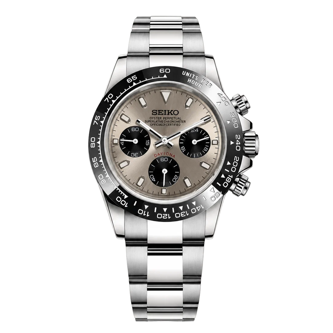 Seiko Mod Daytona - Champagne Dial