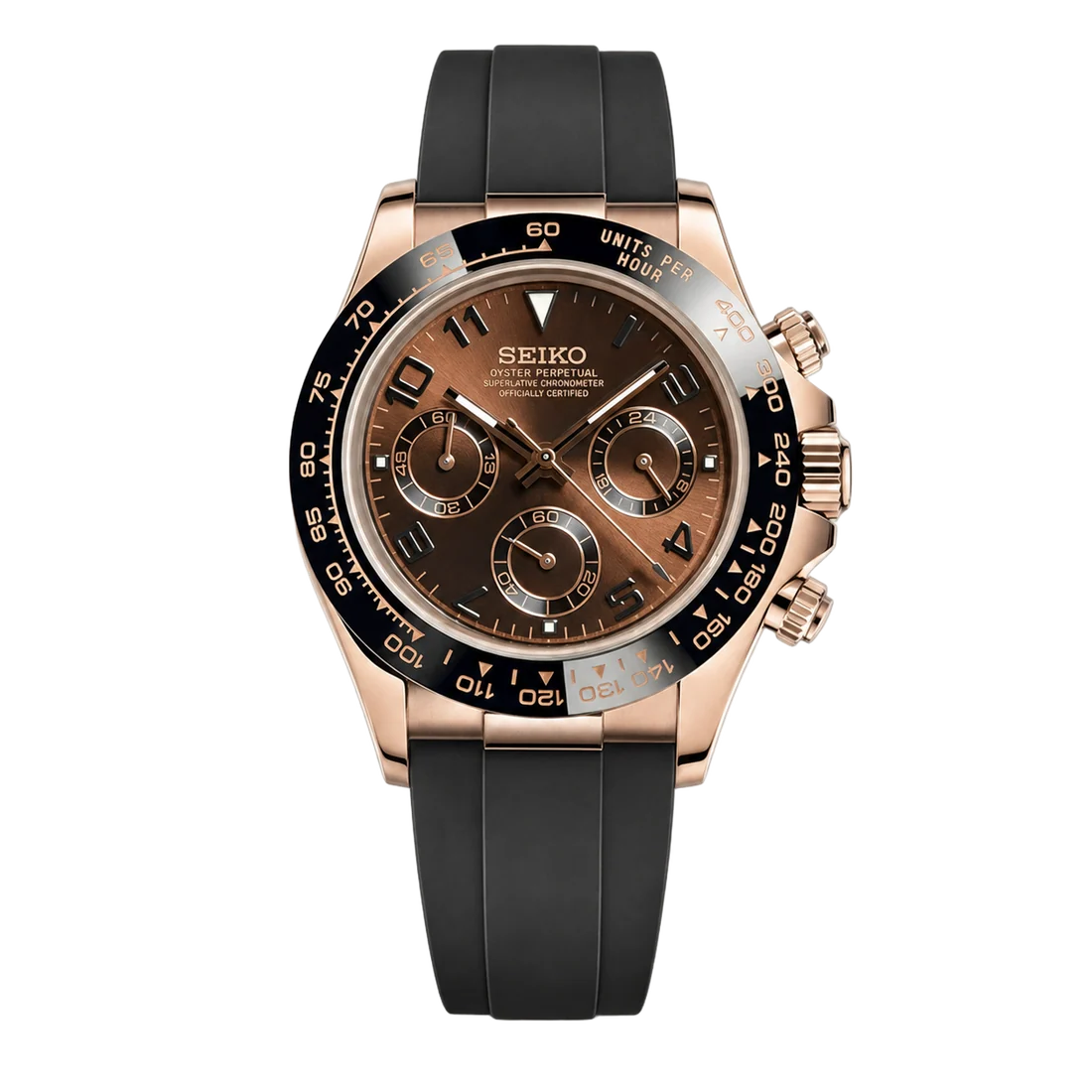 Seiko Mod Daytona - Chocolate Racer Dial