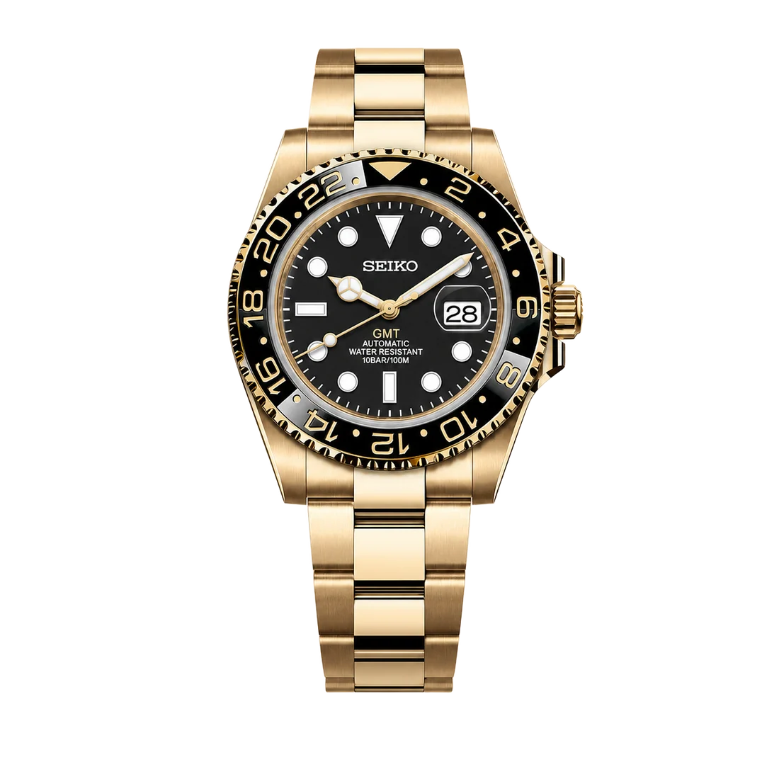 Seiko Mod GMT – Black Gold