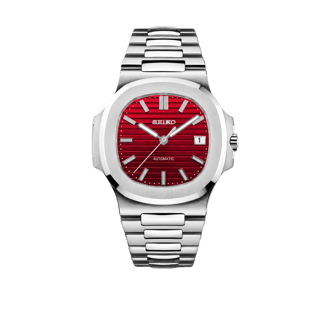 Seiko Mod Nautilus - Red Velvet