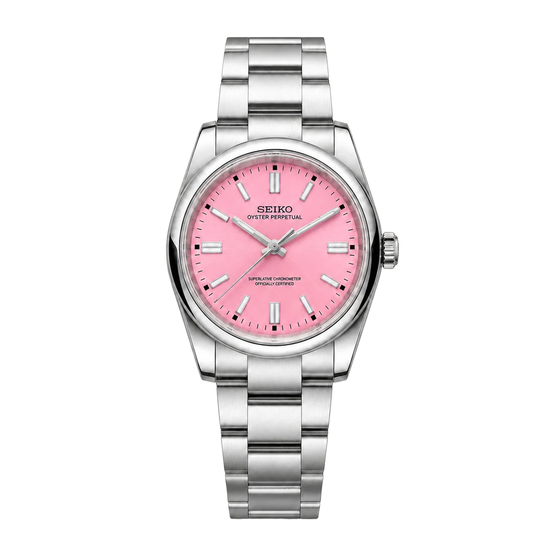 Seiko Mod Oyster Perpetual – Candy Pink