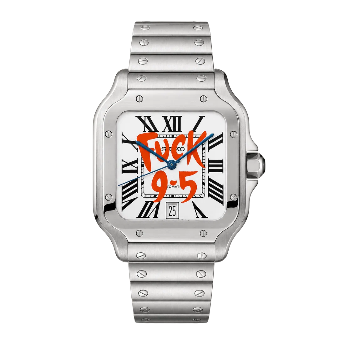 Seiko Mod Santos Date "9-5" Edition