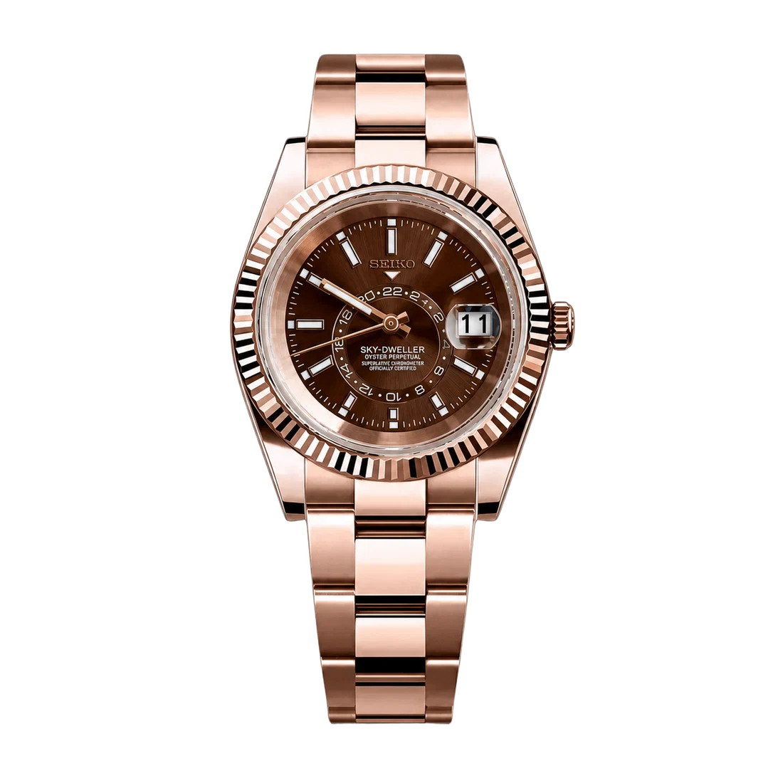 Seiko Mod Sky-Dweller – Champagne