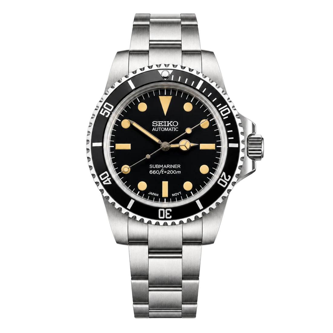 Seiko Mod Submariner – Vintage Gilt