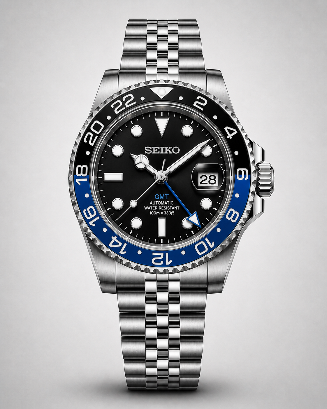 Seiko Mod GMT Batman