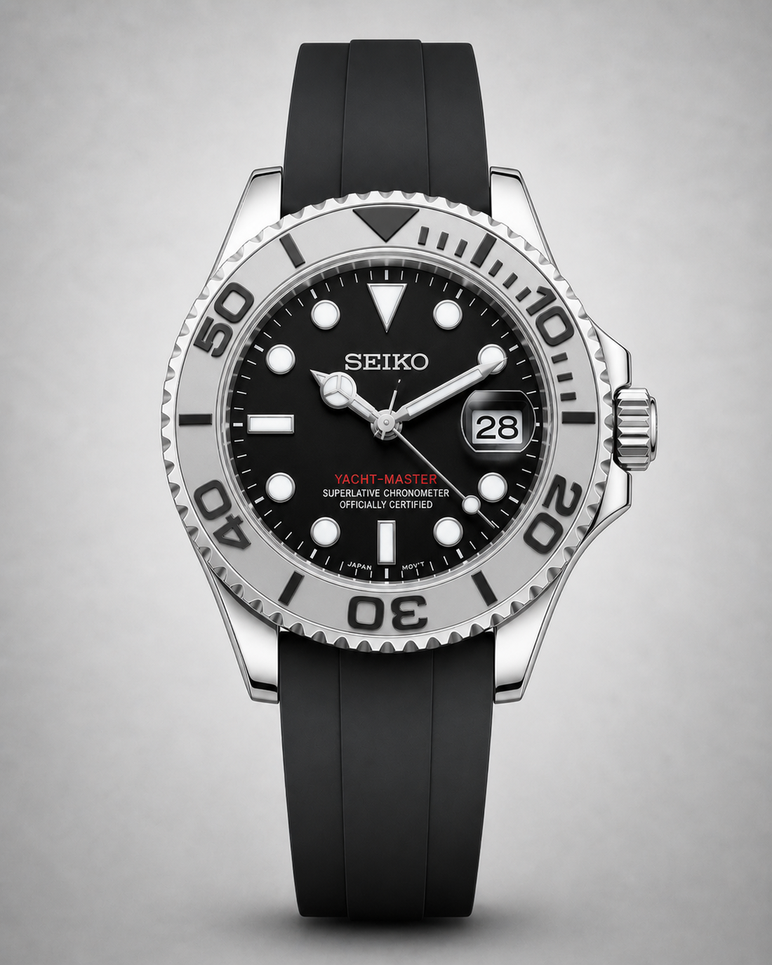 Seiko Mod Yacht Master Silver