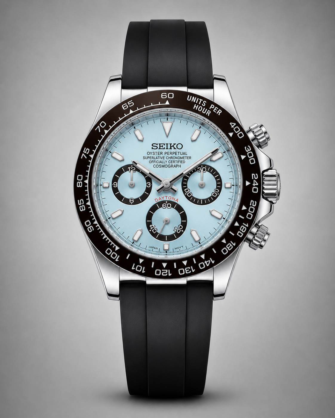 DAYTONA SEIKO MOD Ice Blue