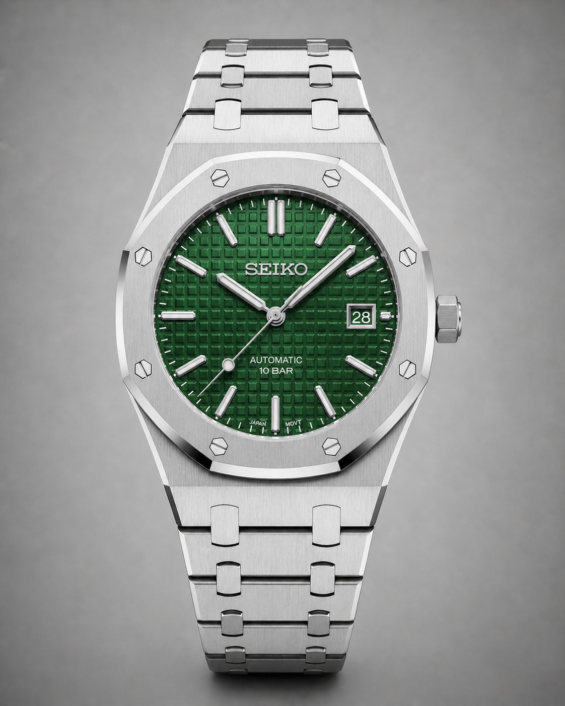Seiko Mod Royal Oak Green