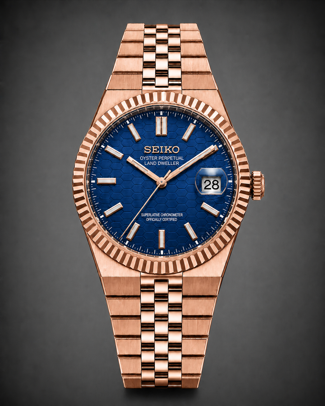 Custom Land Mod Royal Blue Dial