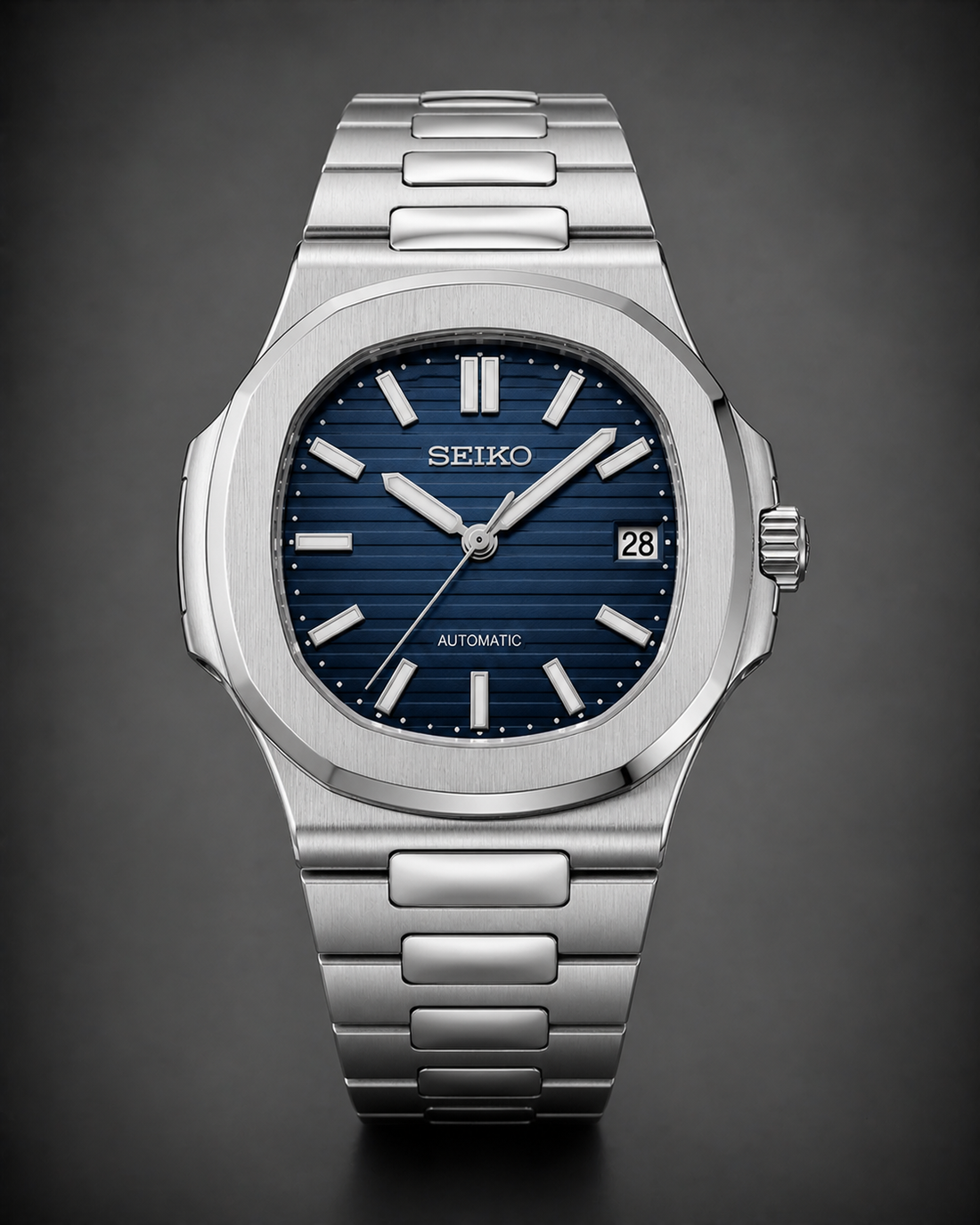 Seiko Nautilus Mod Blue