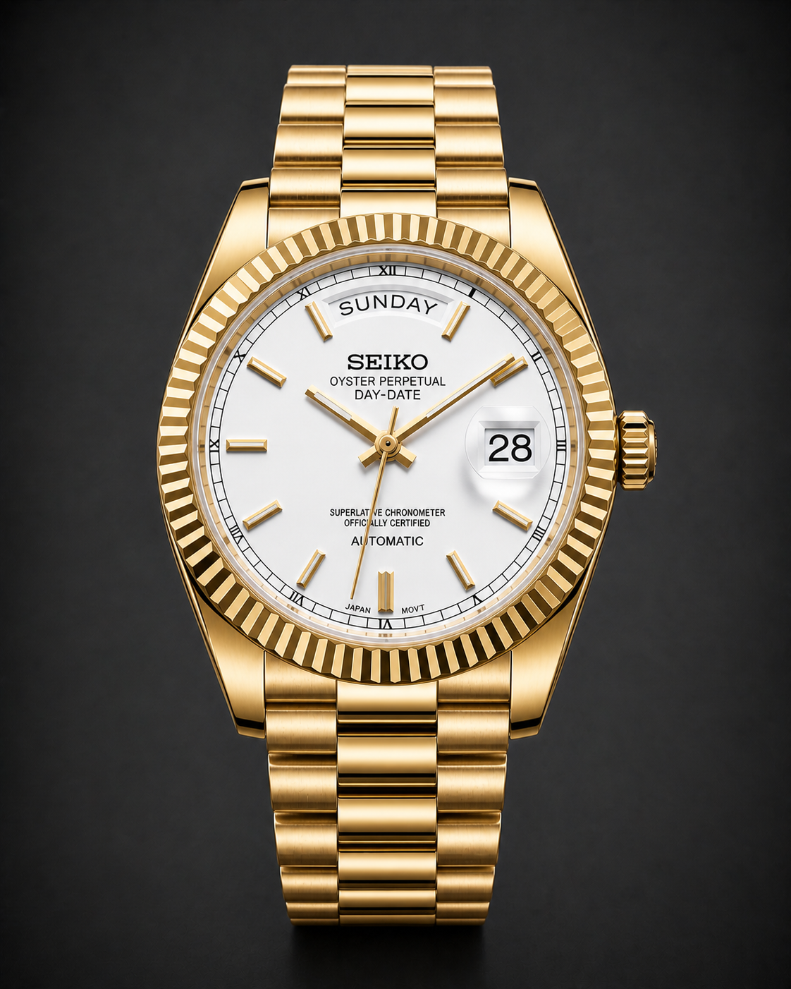 Seiko Day-Date Style Gold | Arabic