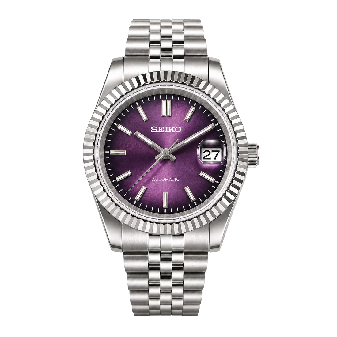 Seiko Mod Datejust – Purple