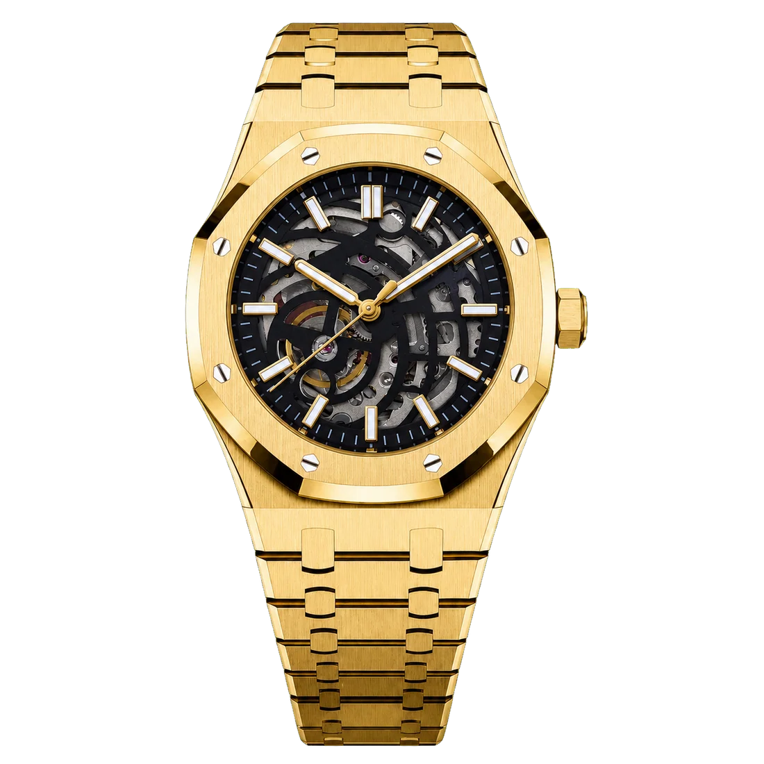 Seiko Mod Royal Oak Skeleton – Gold