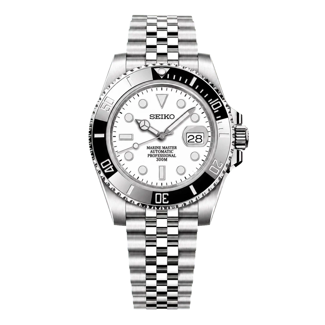 Seiko Mod Submariner Diver - Bright Classic Black