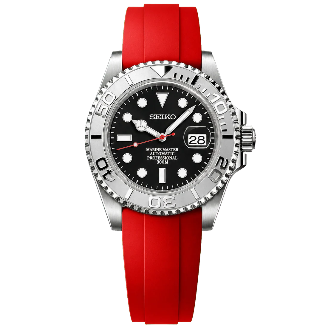 Seiko Mod Yacht-Master - Crimson Frost