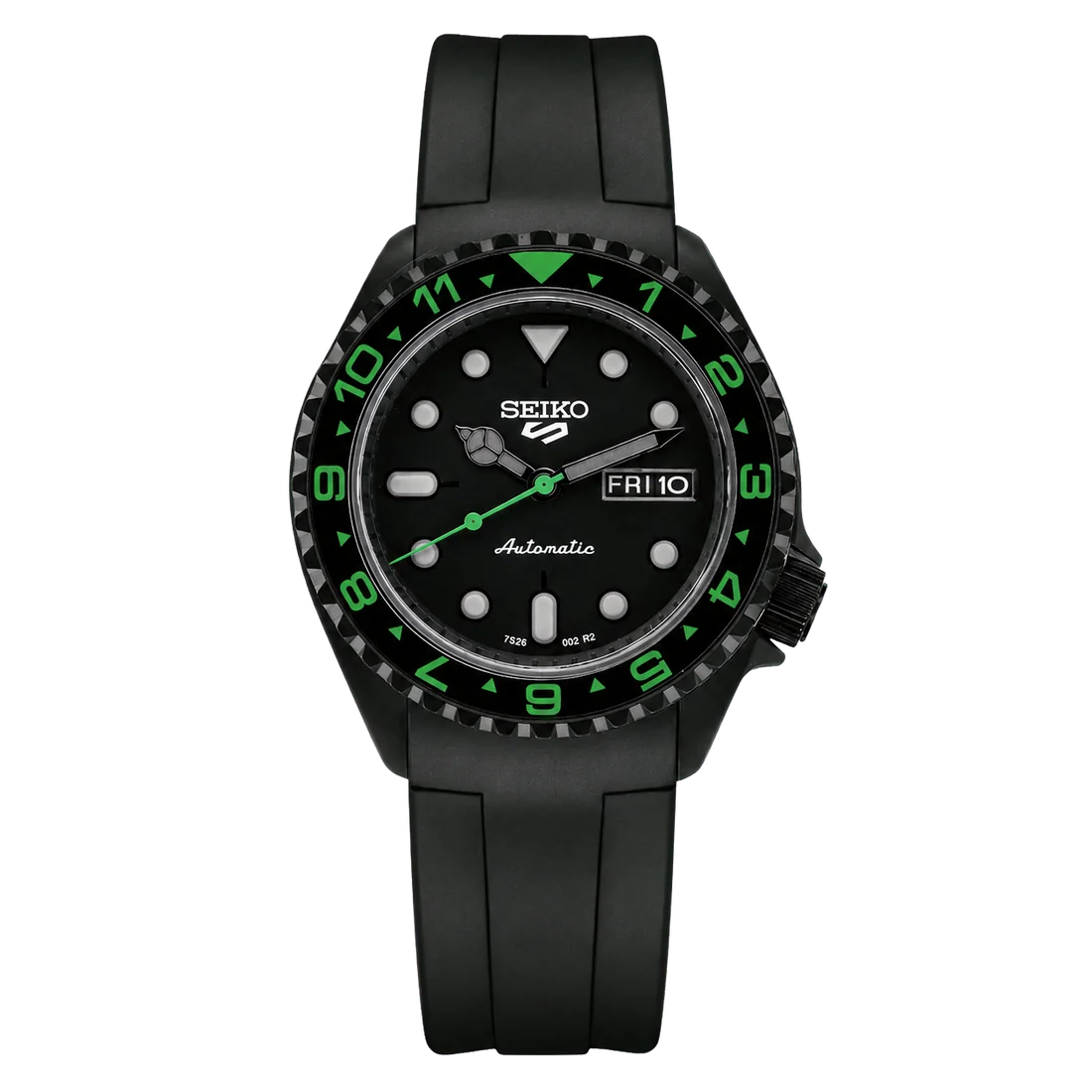 Seiko Mod SKX007 – Black &amp; Green