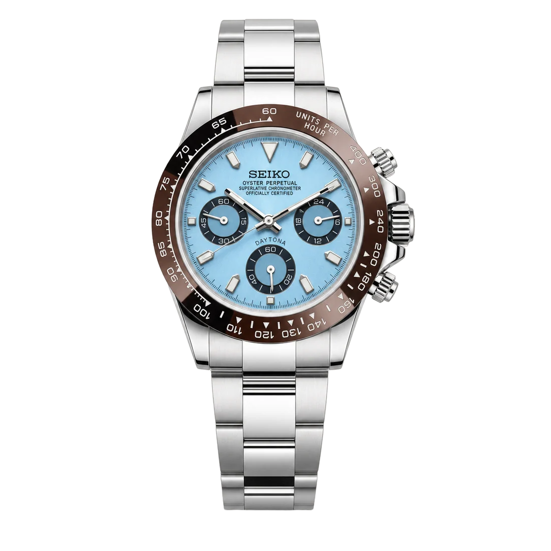 Seiko Mod Daytona - Platinum Racer Dial