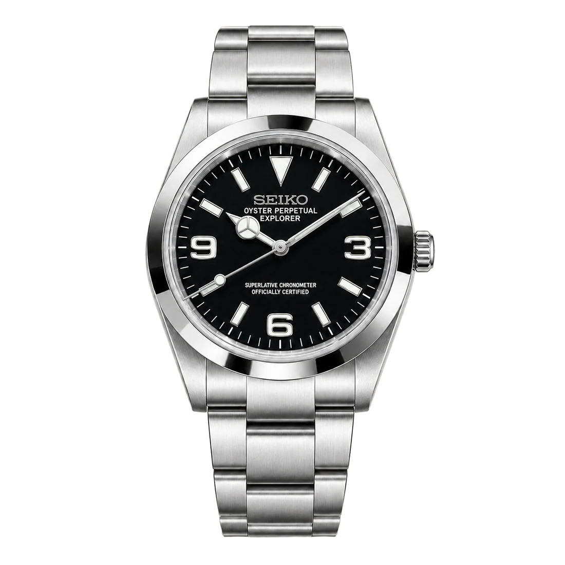 Seiko Mod Explorer – 39mm Black