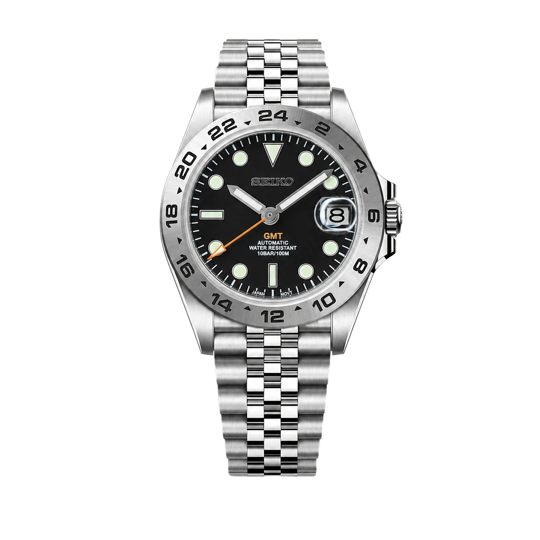 Seiko Mod GMT – Explorer II Black