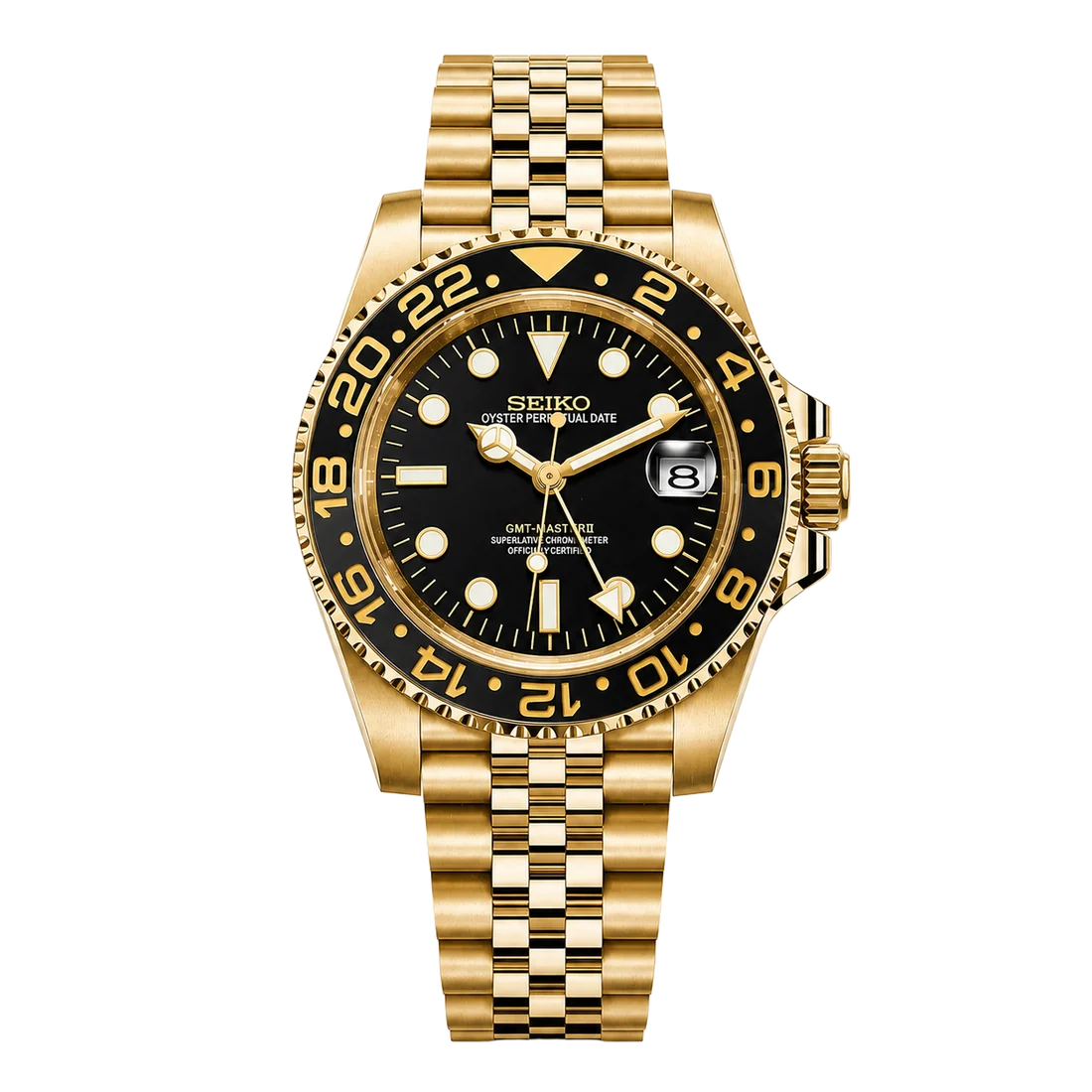 Seiko Mod GMT – Gold