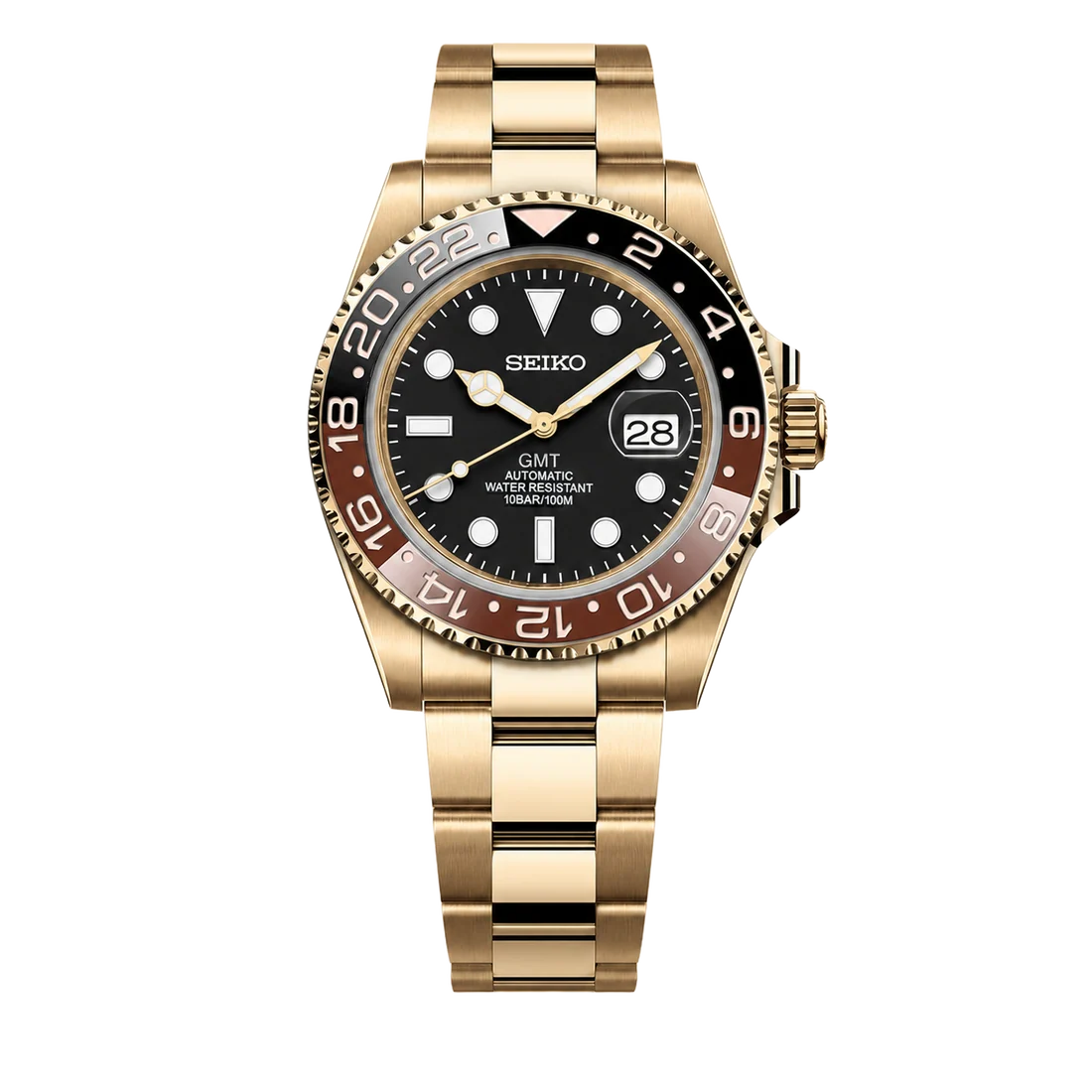 Seiko Mod GMT – Root Beer Gold