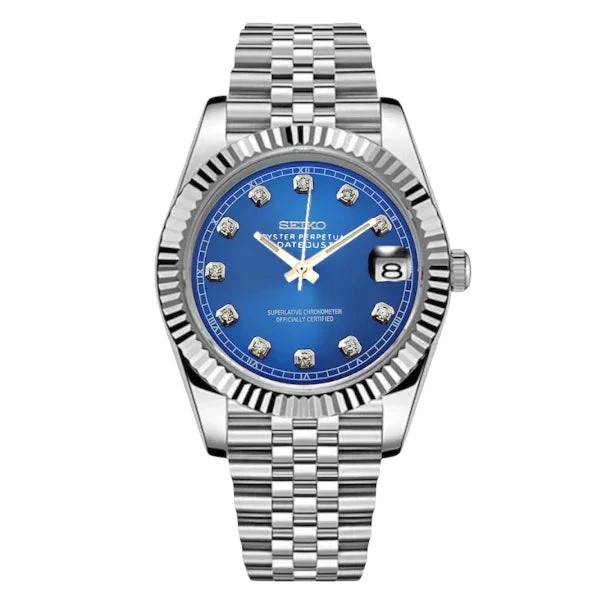 Seiko Mod Ladyjust – Ice Blue Diamond
