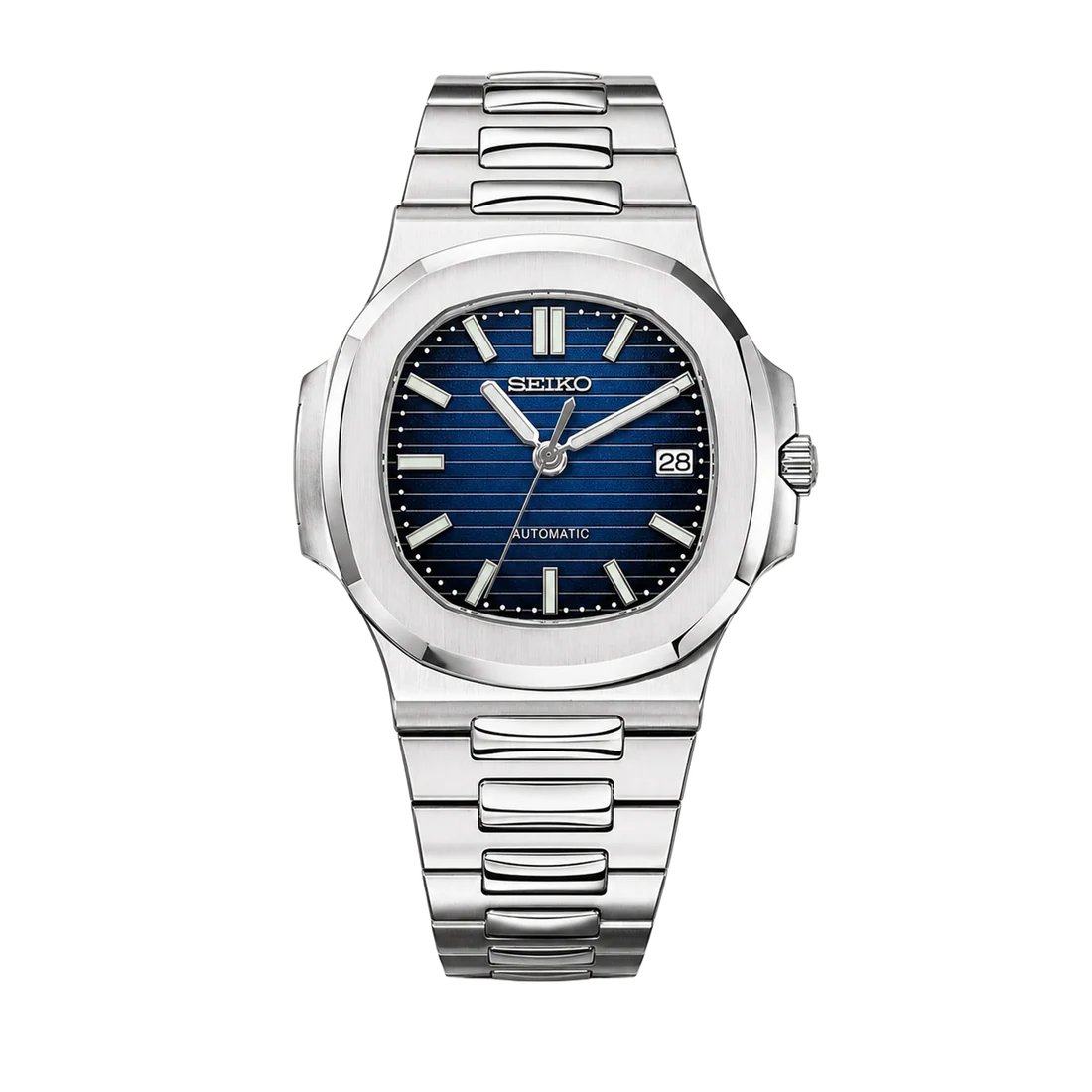 Seiko Mod Nautilus – Deep Blue