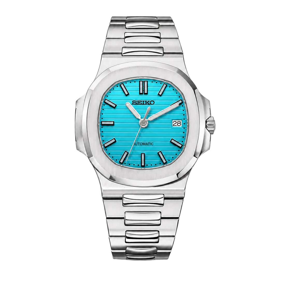 Seiko Mod Nautilus – Tiffany Blue Dial