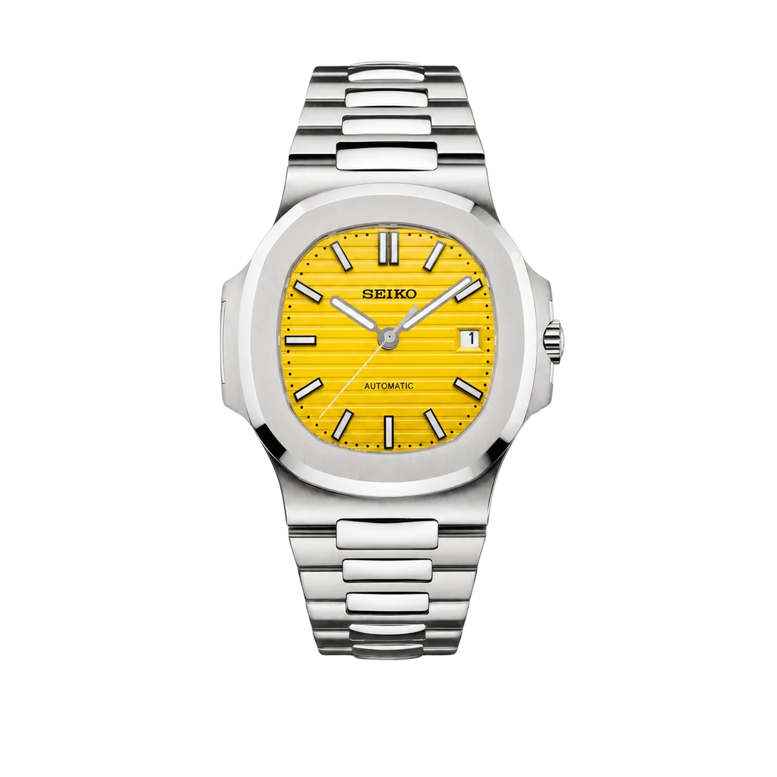 Seiko Mod Nautilus - Sunburst Yellow