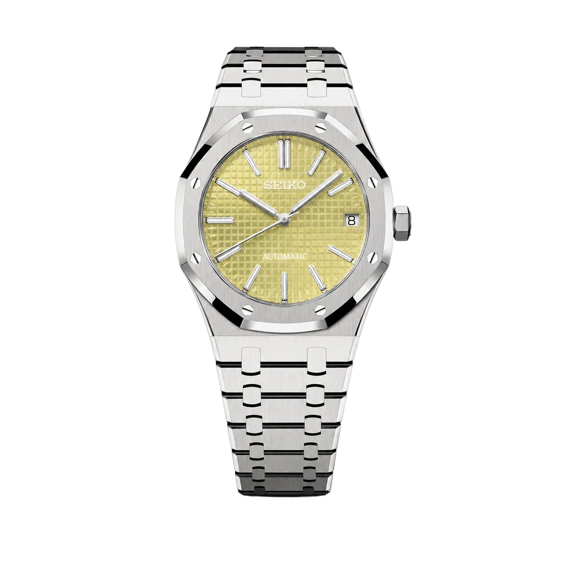 Seiko Mod Royal Oak – Lemon Dial