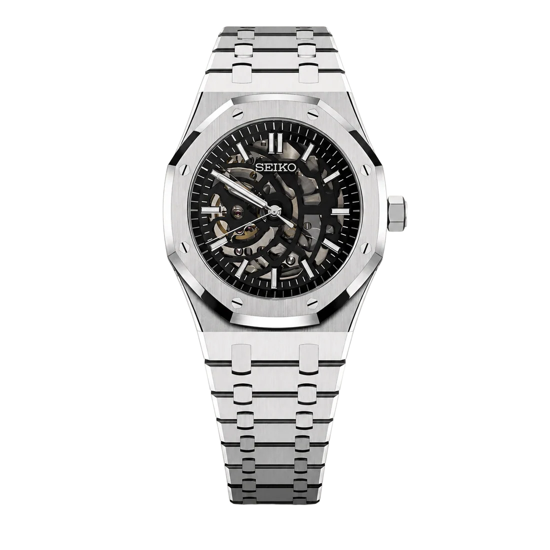 Seiko Mod Royal Oak – Skeleton Dial