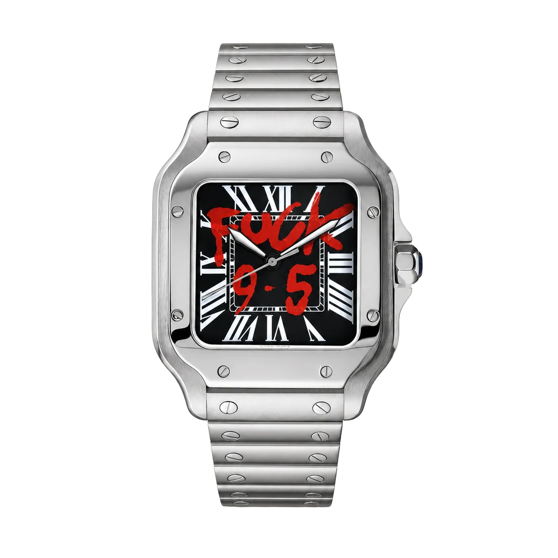 Seiko Mod Santos - "9-5" Black