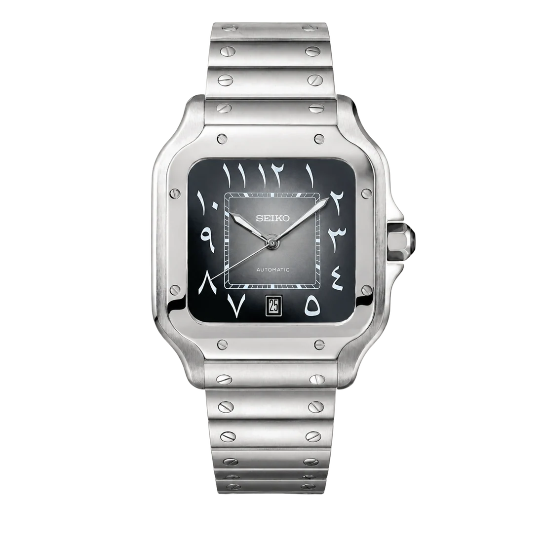 Seiko Mod Santos – Arabic Dark Gray