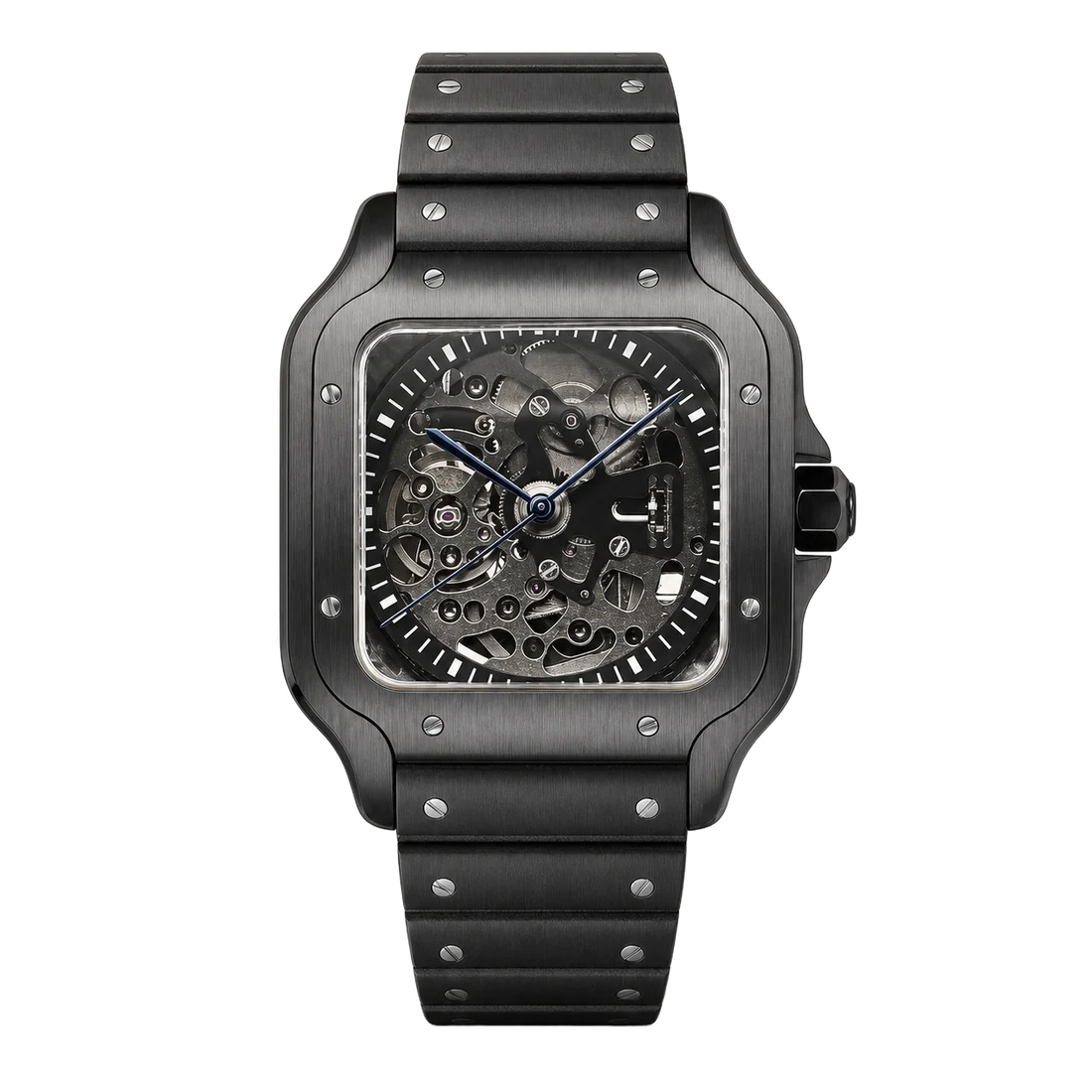 Seiko Mod Santos – Black Skeleton