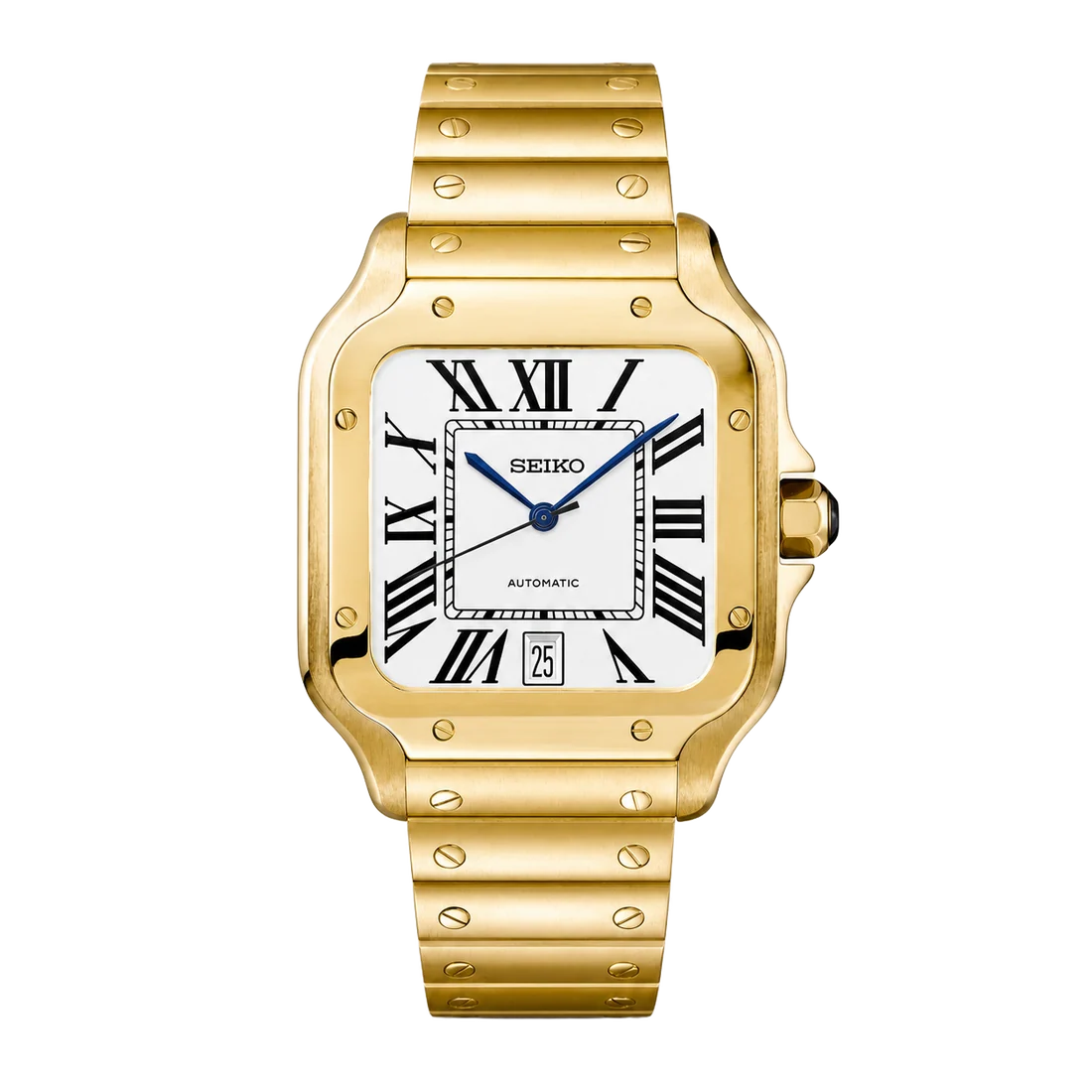 Seiko Mod Santos – Full Gold