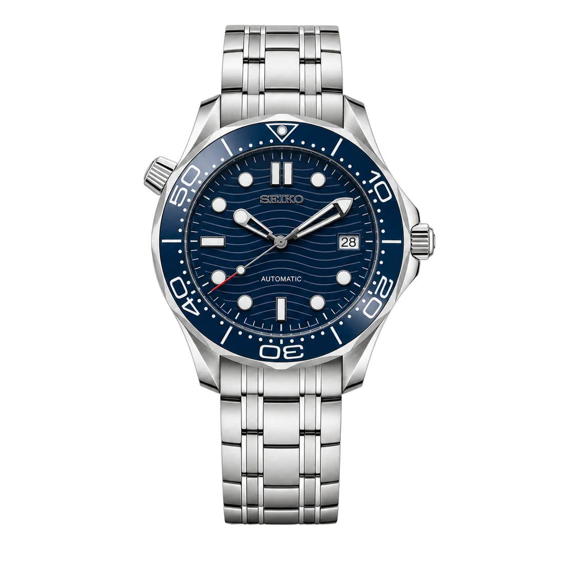 Seiko Mod Seamaster Diver - Blue