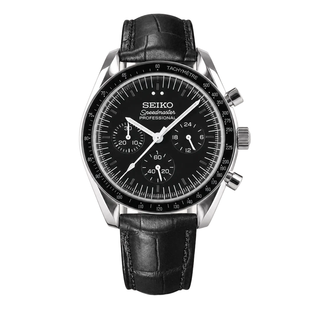 Seiko Mod Speedmaster – Café Racer Black