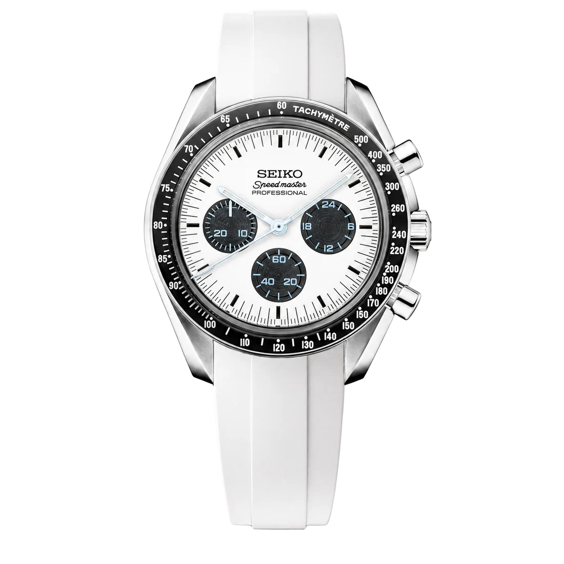 Seiko Mod Speedmaster – White Moon