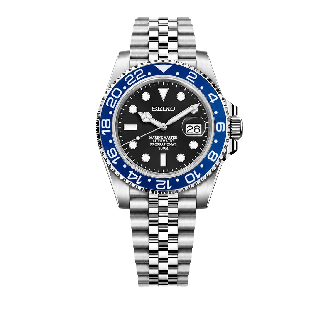 Seiko Mod Submariner 24H – Blueberry