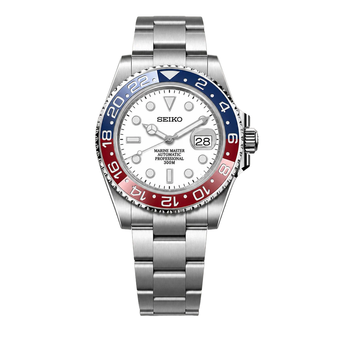Seiko Mod Submariner 24H – Bright Pepsi