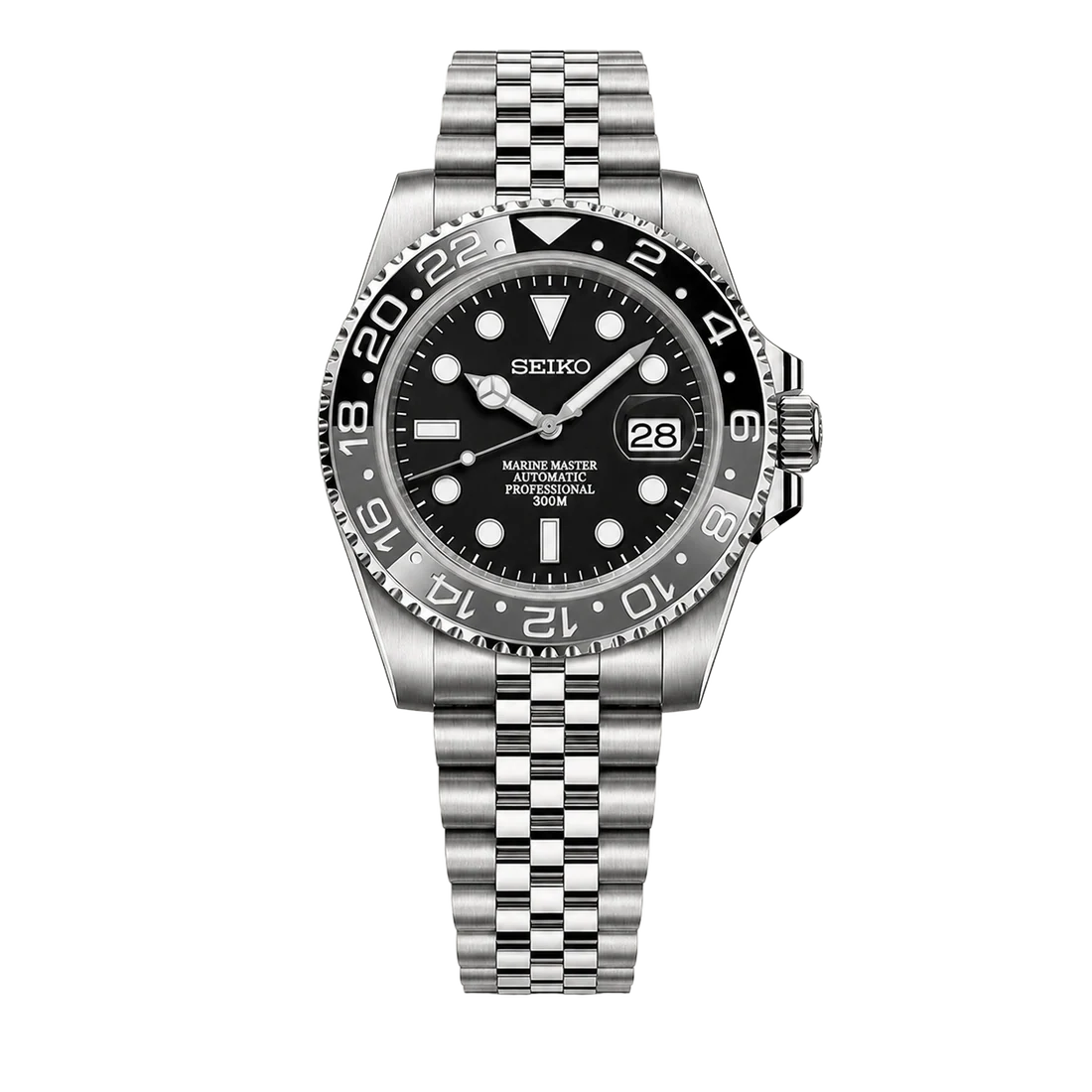 Seiko Mod Submariner 24H – Bruce Wayne