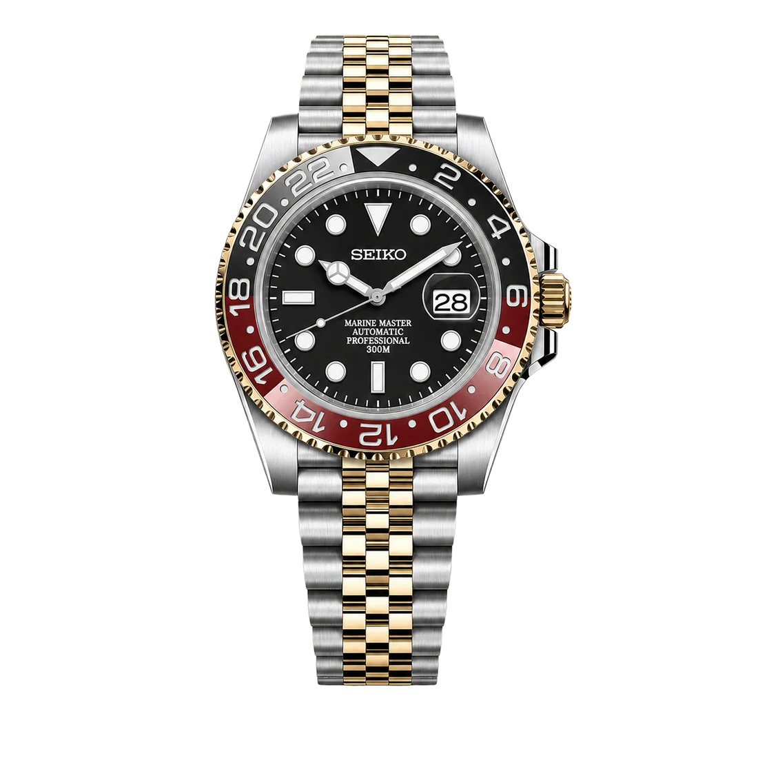 Seiko Mod Submariner 24H – Coke 2-Tone