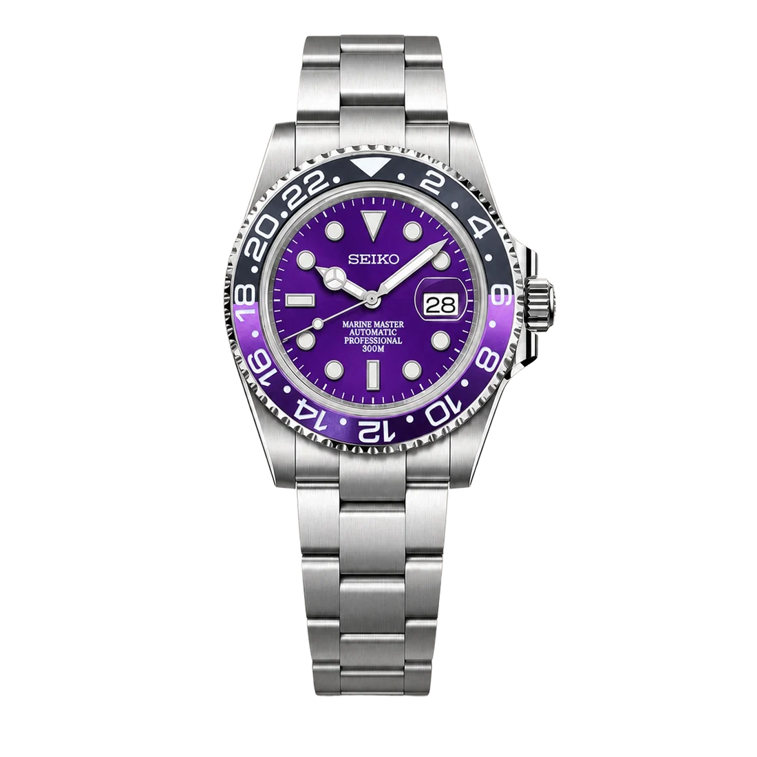 Seiko Mod Submariner 24H – Purple Joker