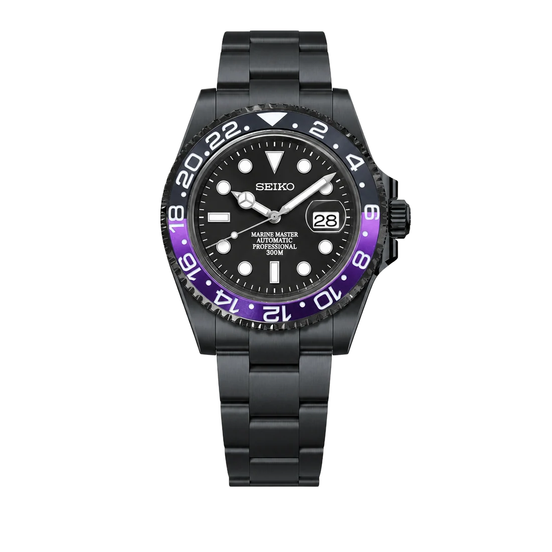 Seiko Mod Submariner 24H – Stealth Joker