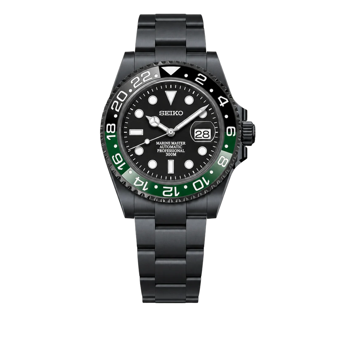 Seiko Mod Submariner 24H – Stealth Sprite