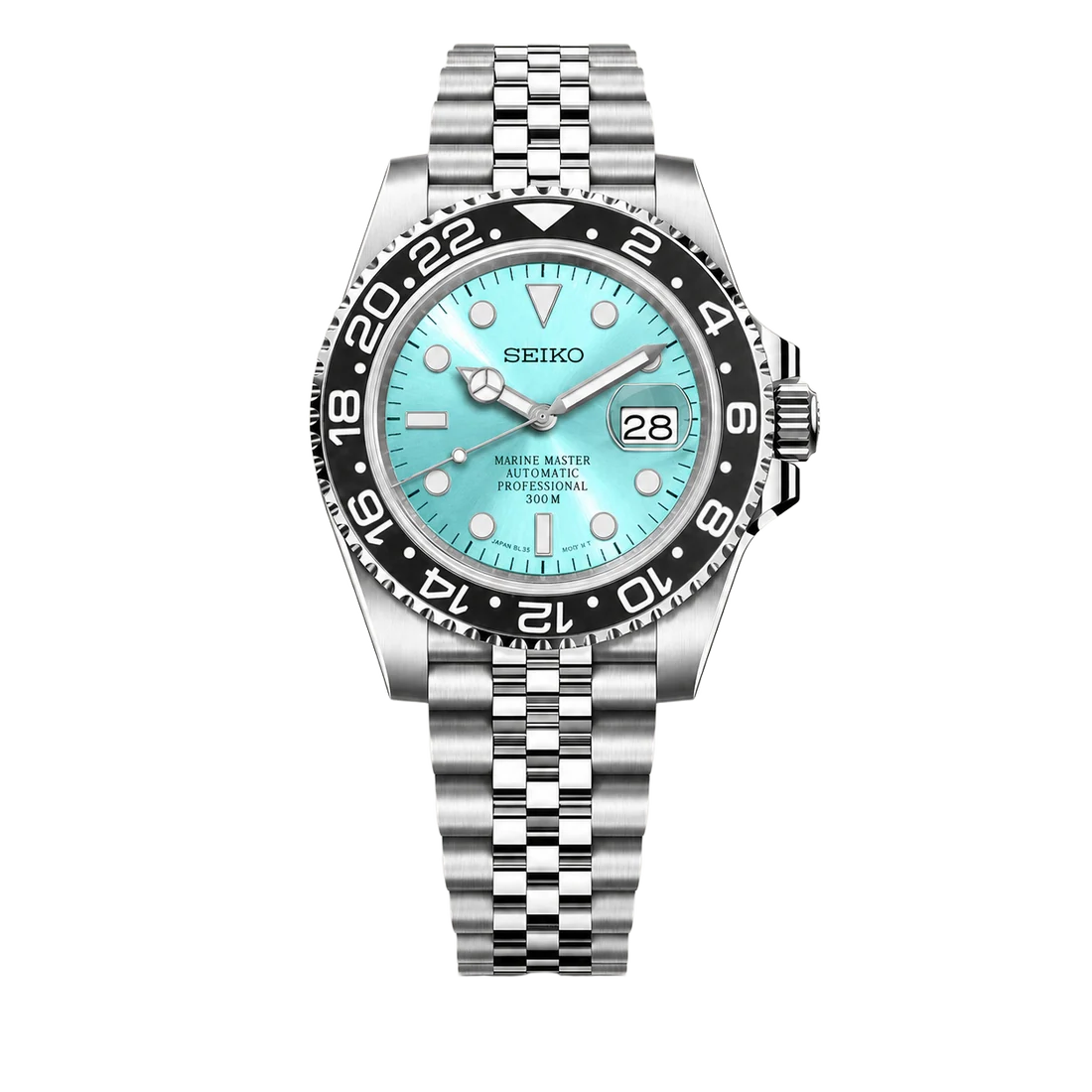 Seiko Mod Submariner 24H – Tiffany